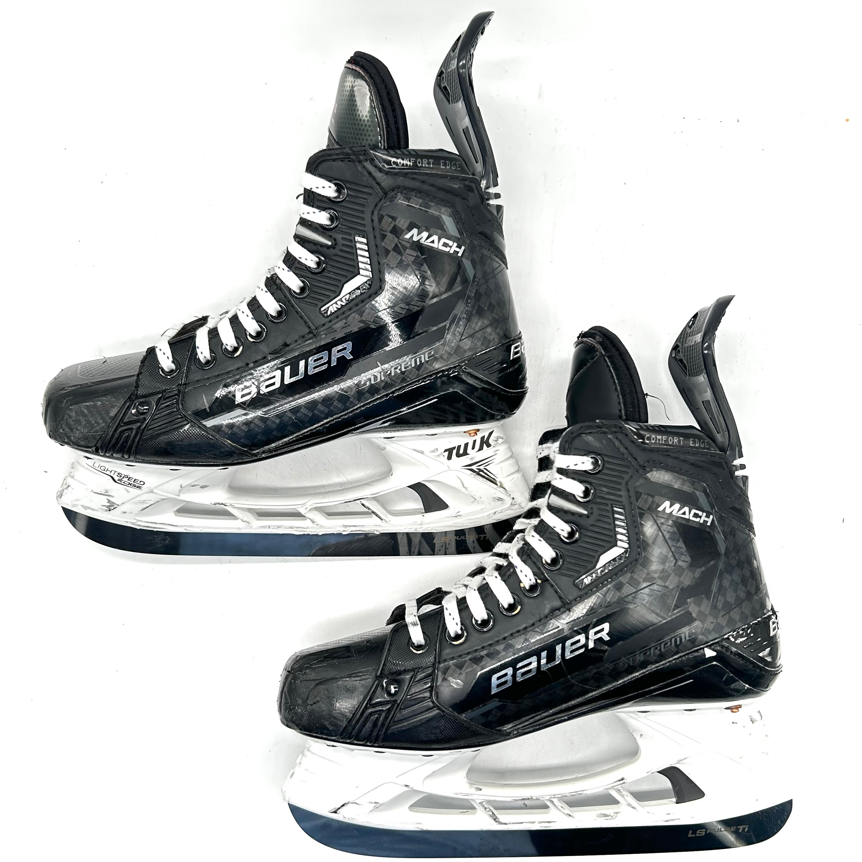Bauer Supreme Mach - Patins NHL Pro Stock d'occasion - Seth Jarvis - Taille L : 7,25D/R : 7,5D #2